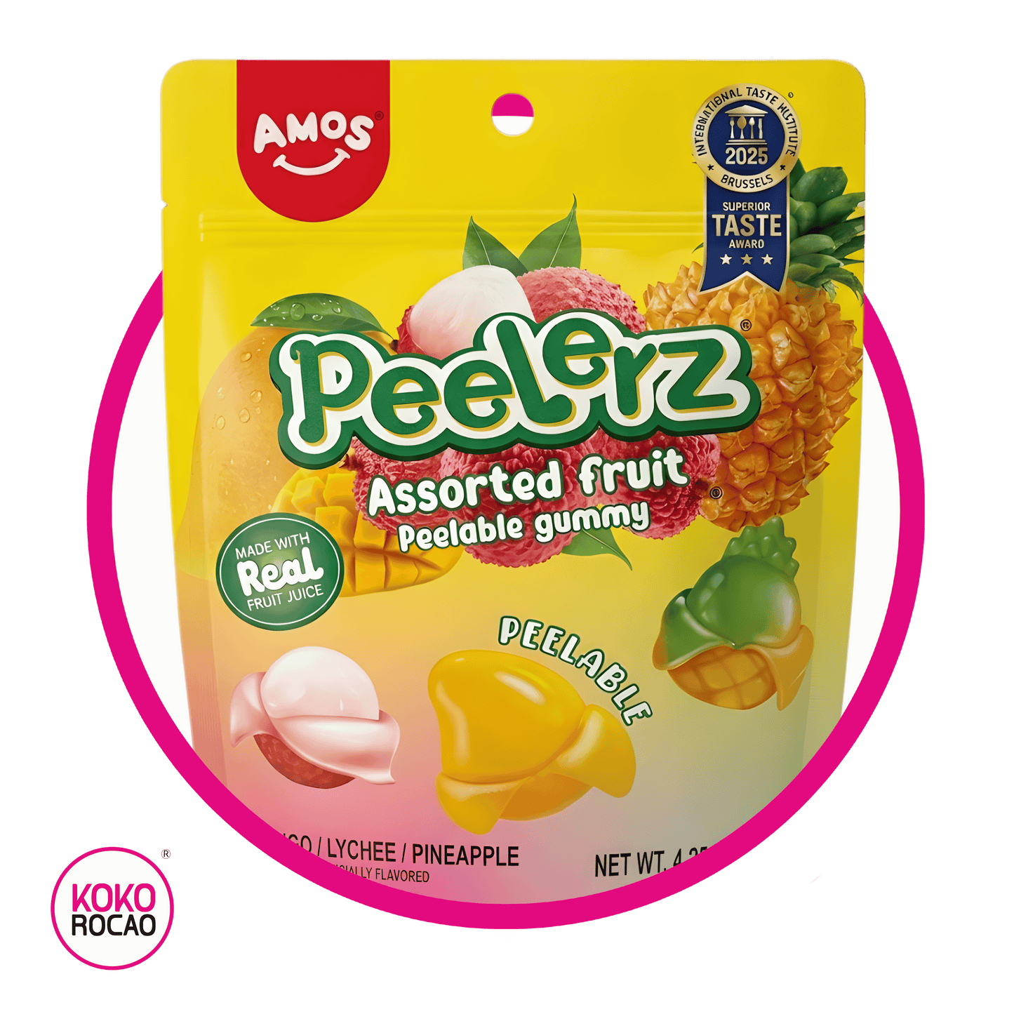 Bolsa de Amos Peelerz Assorted Fruit 120 g