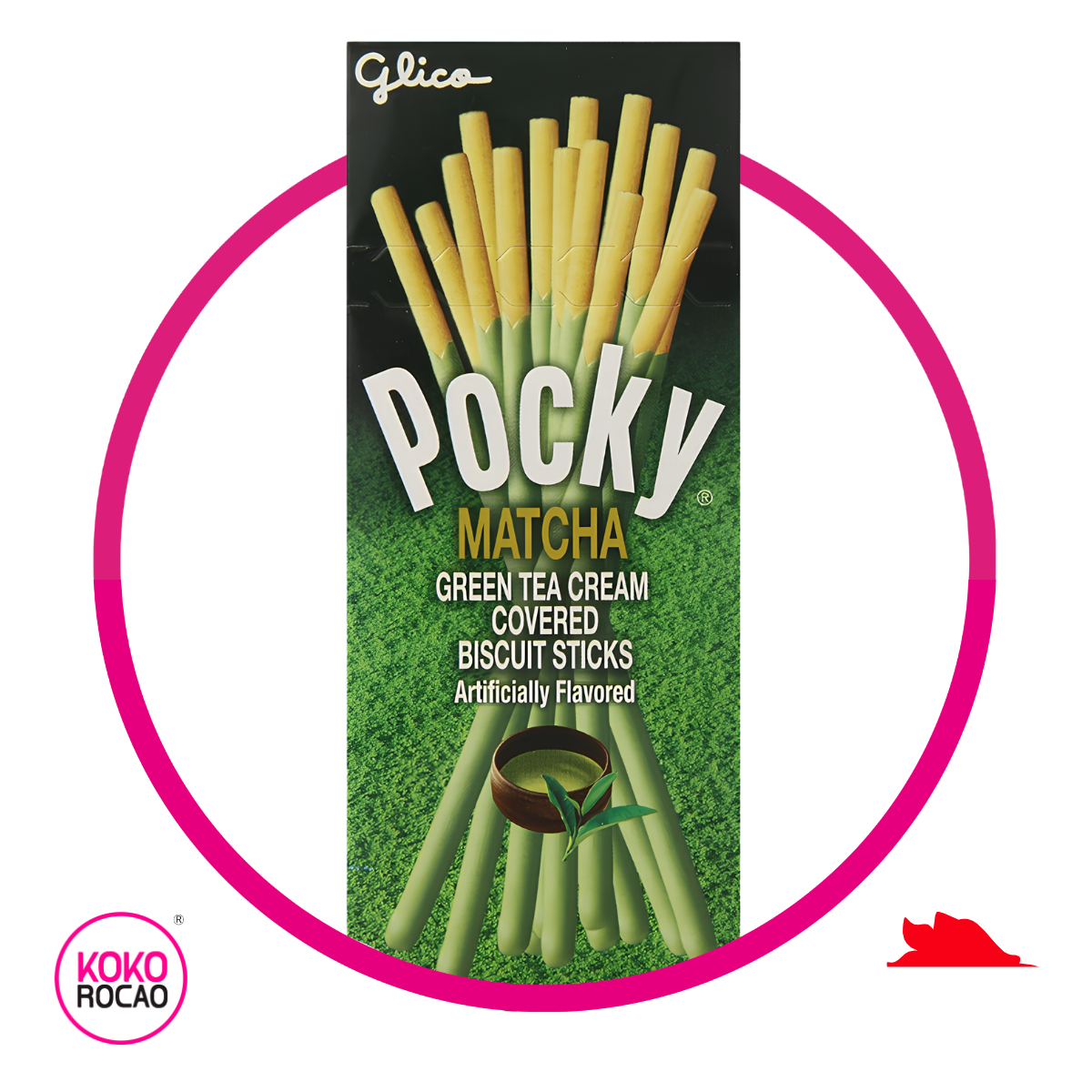 GLICO POCKY MATCHA COOKIE 40G
