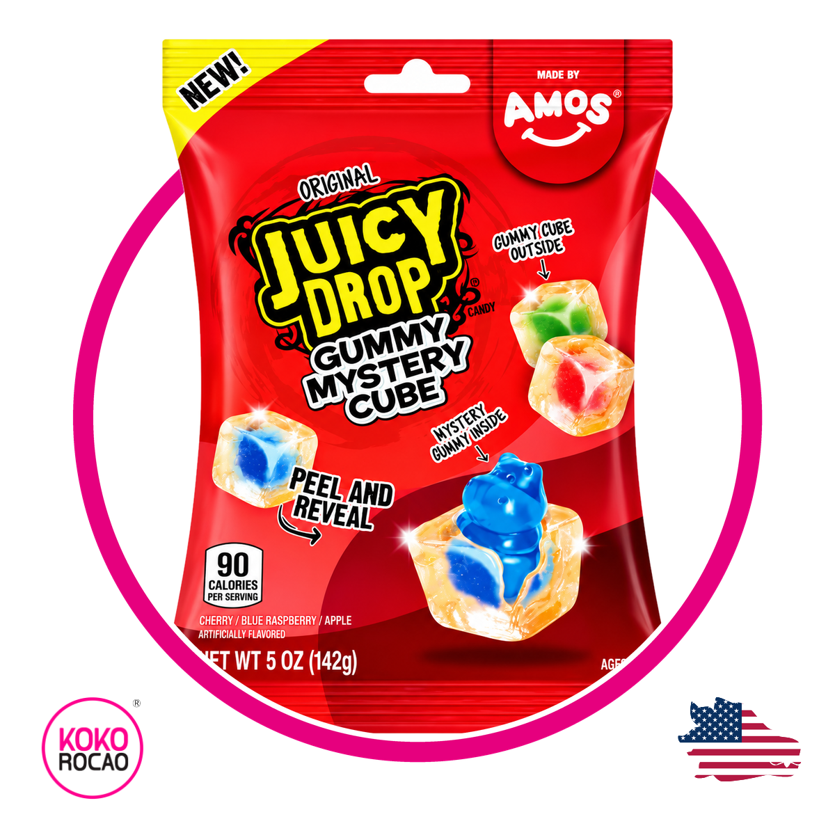Bolsa de Amos Juicy Drop Mistery 142 g