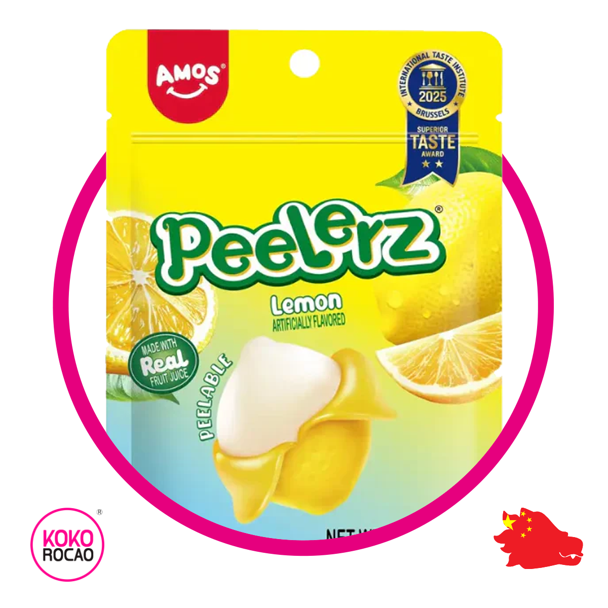 Bolsa de Amos Peelerz Lemon 170 g