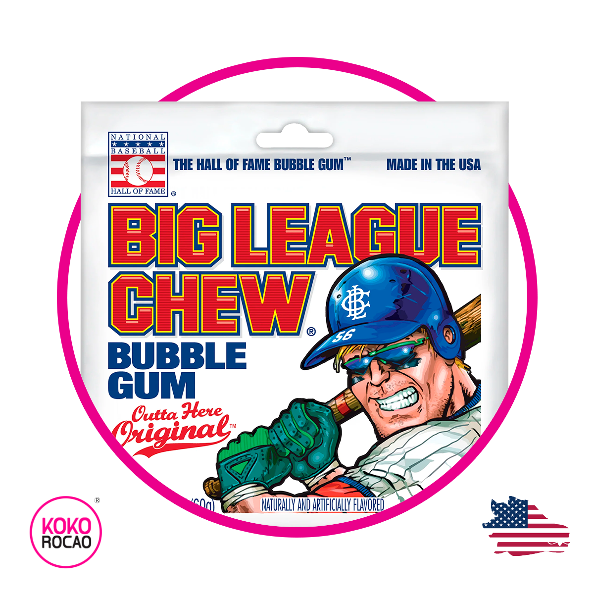 Bolsa de Big League Original Bubble Gum 60 g