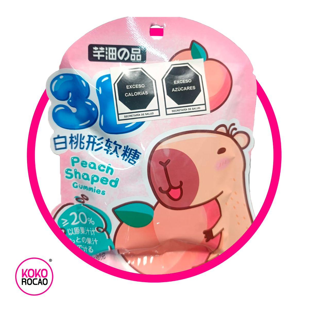 Bolsa de Capibada Durazno 30 g