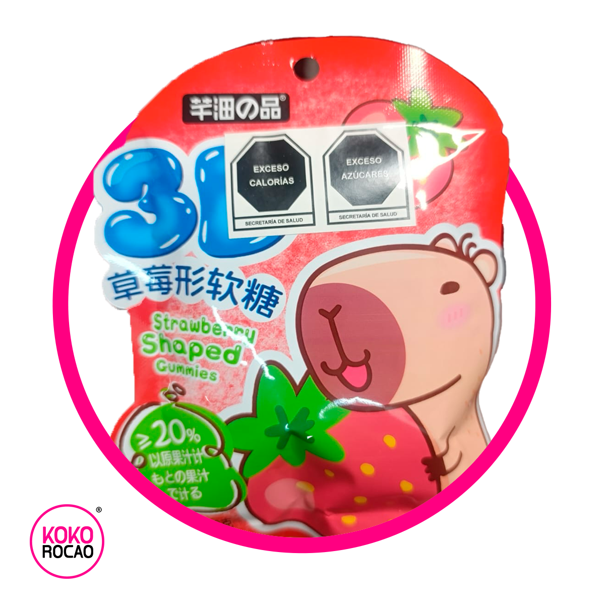 Bolsa de Capibada Fresa 30 g