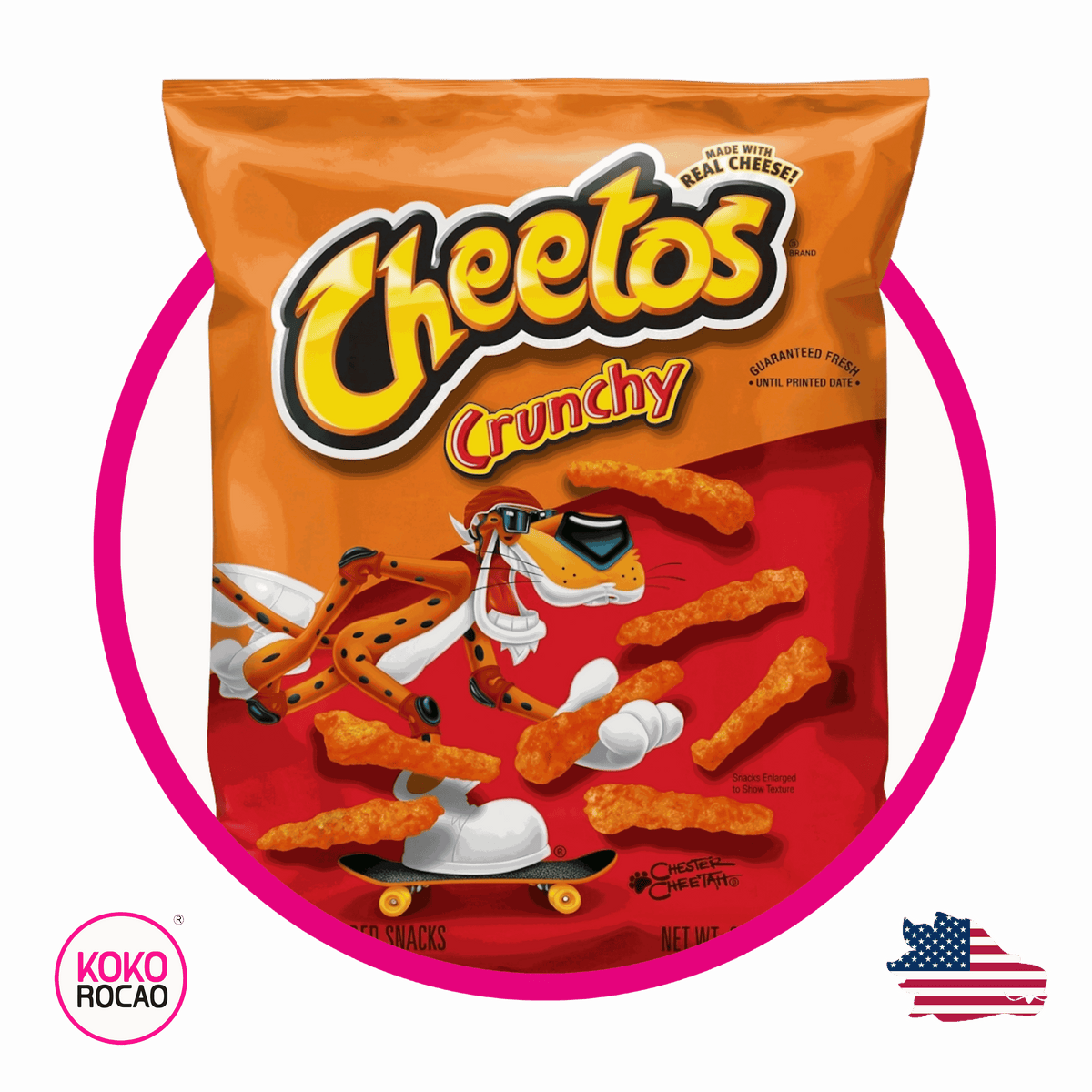 Bolsa de Cheetos Crunchy Real Cheese 240.9 g