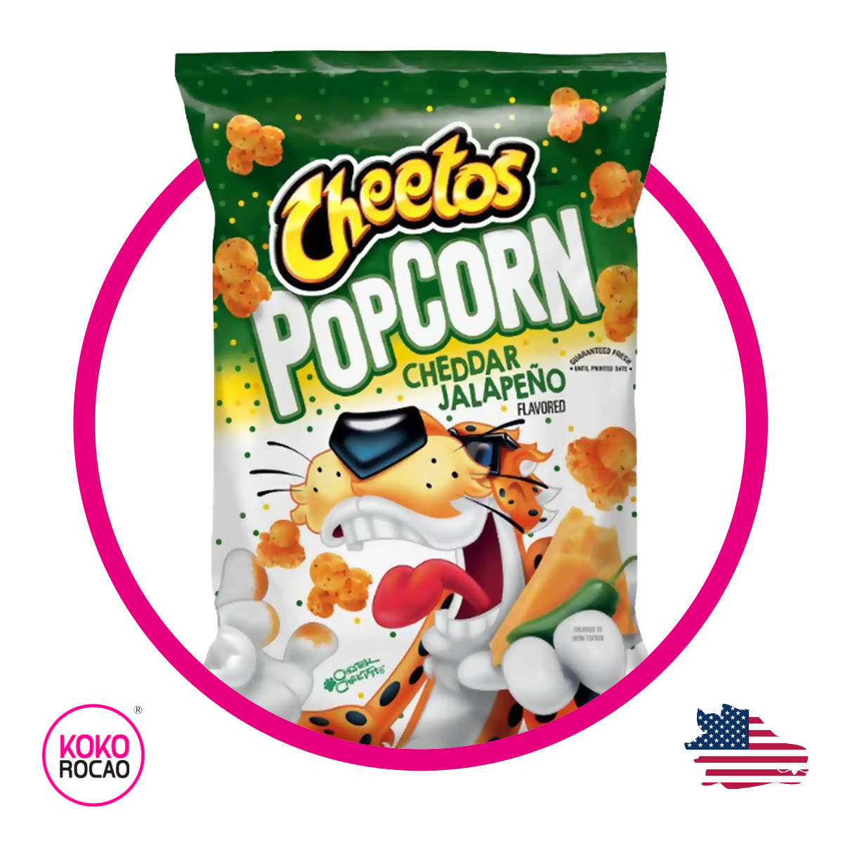 Bolsa de Cheetos Pop Corn Cheddar Jalapeño 1842 g