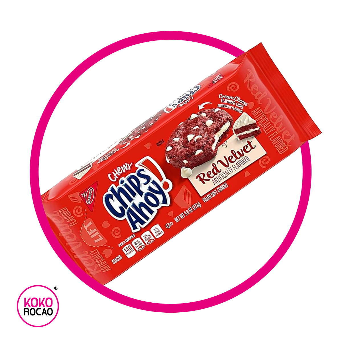 Caja de Chips Ahoy Red Velvet 272 g