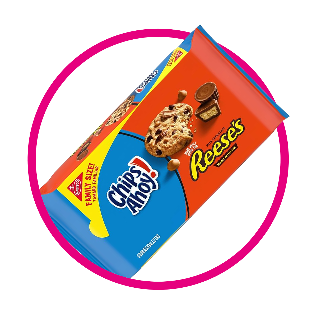 Caja de Chips Ahoy Crunchy Reese's 403 g.