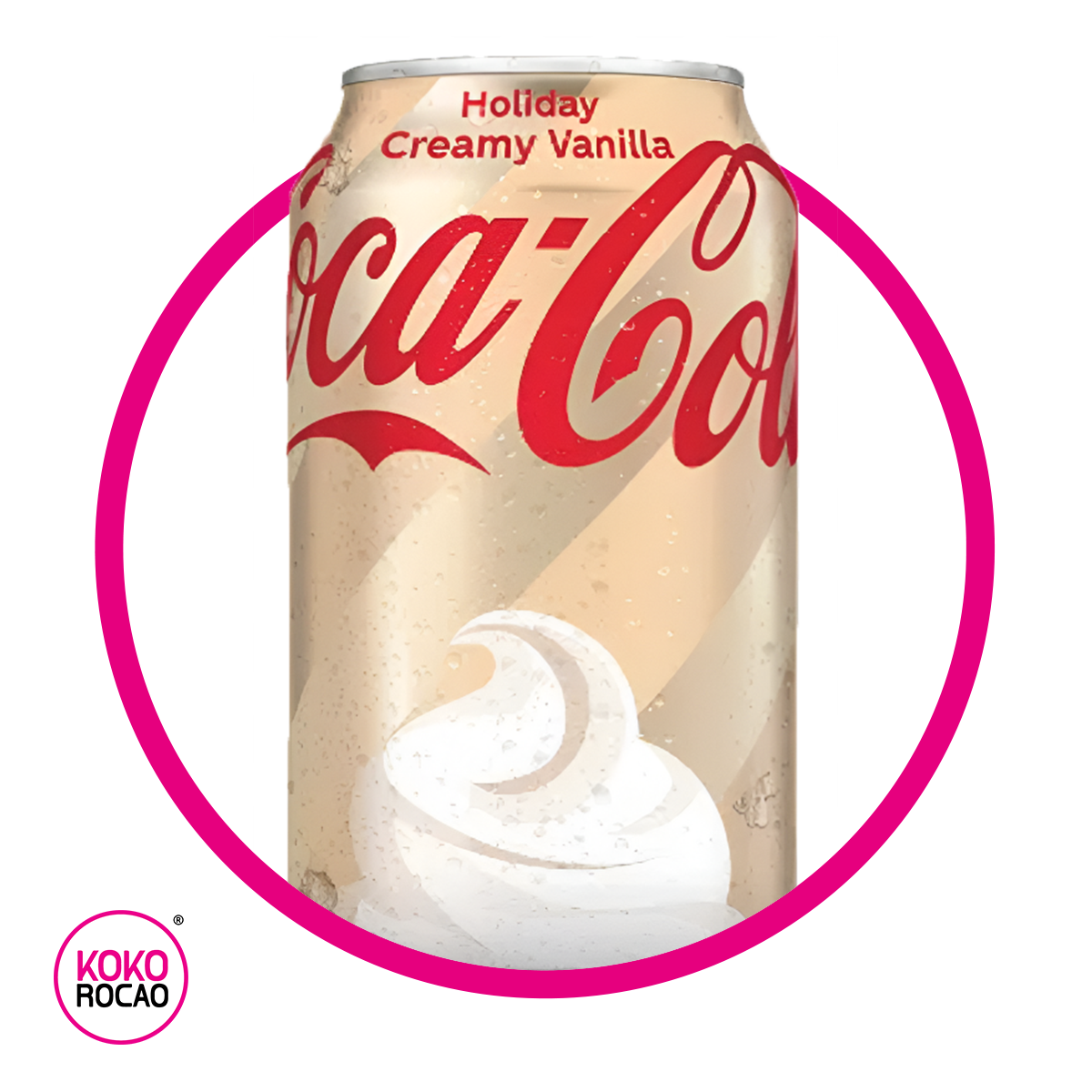 Lata de Coca Cola Holiday Creamy Vainilla 355 ml
