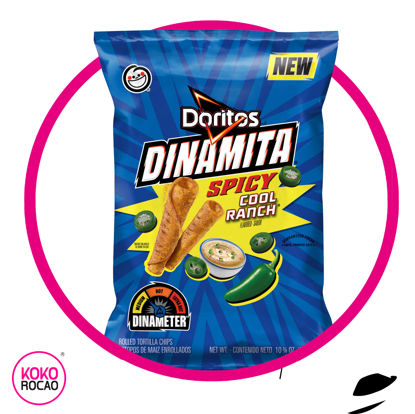 Bolsa de Doritos Dinamita Spicy Cool Ranch 304.7 g