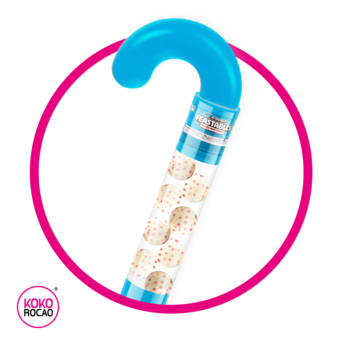 Feastables Pretzel Mint Crunch Tubo 28 g