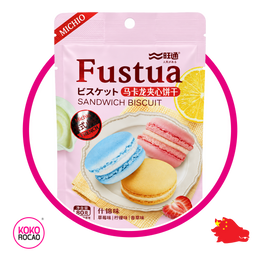 FUSTUA SANDWICH BISCUIT COOKIE BOLSA 80GR