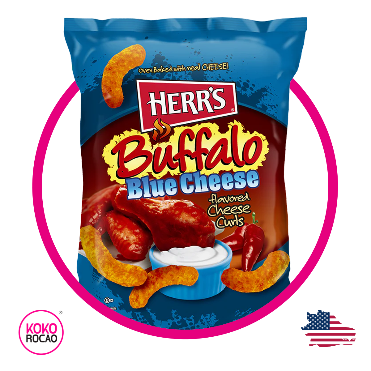 Bolsa de Herr´s Bufalo Blue Cheese 170 g