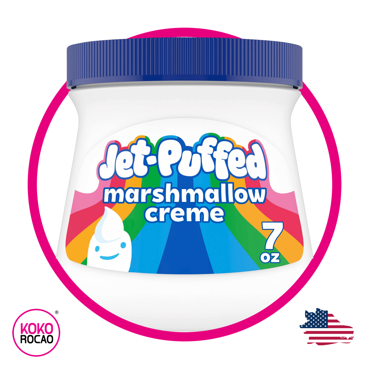 Bote de Jet Puffed Creme Marshmellow 198 g
