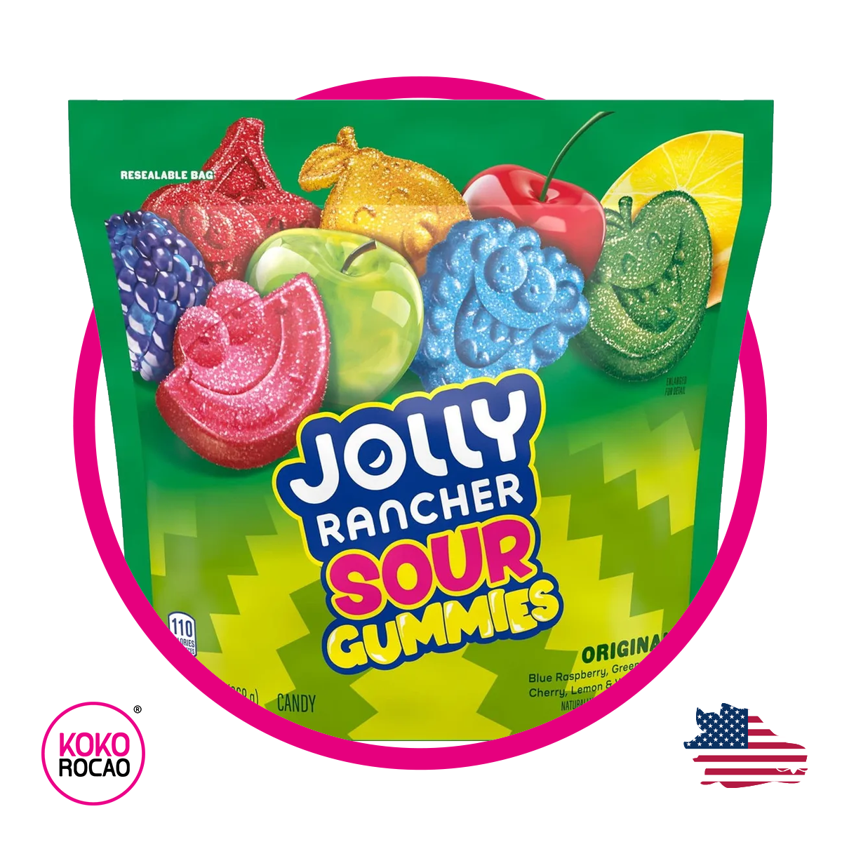 Bolsa de Jolly Rancher Sour 368 g