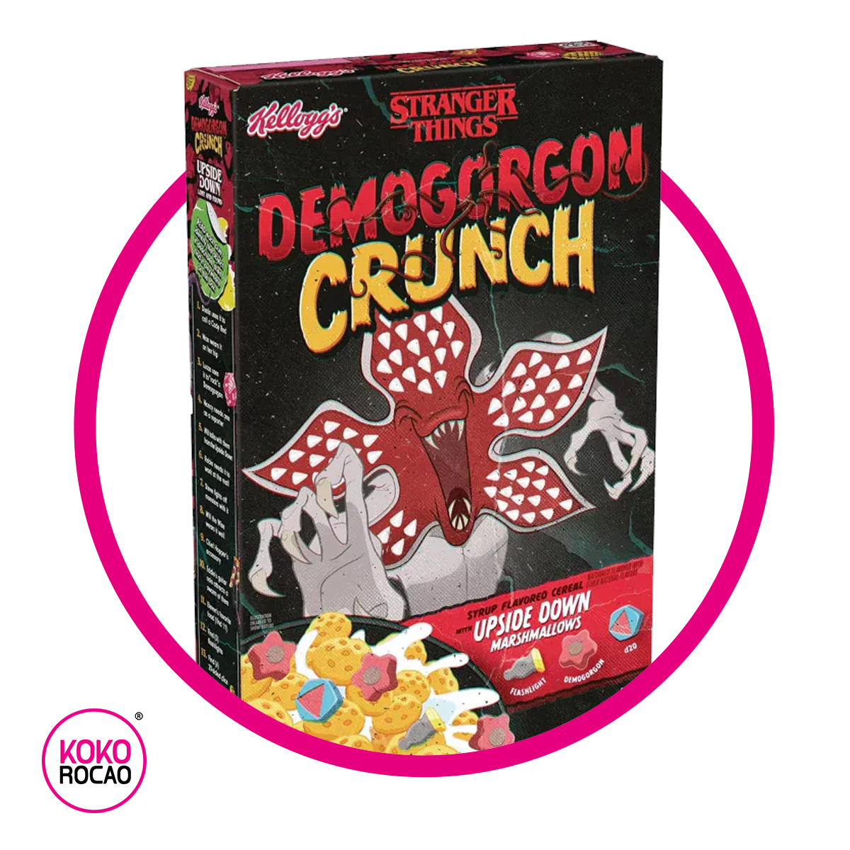 Caja de Kelloggs Demogorgon Crunch 343 g
