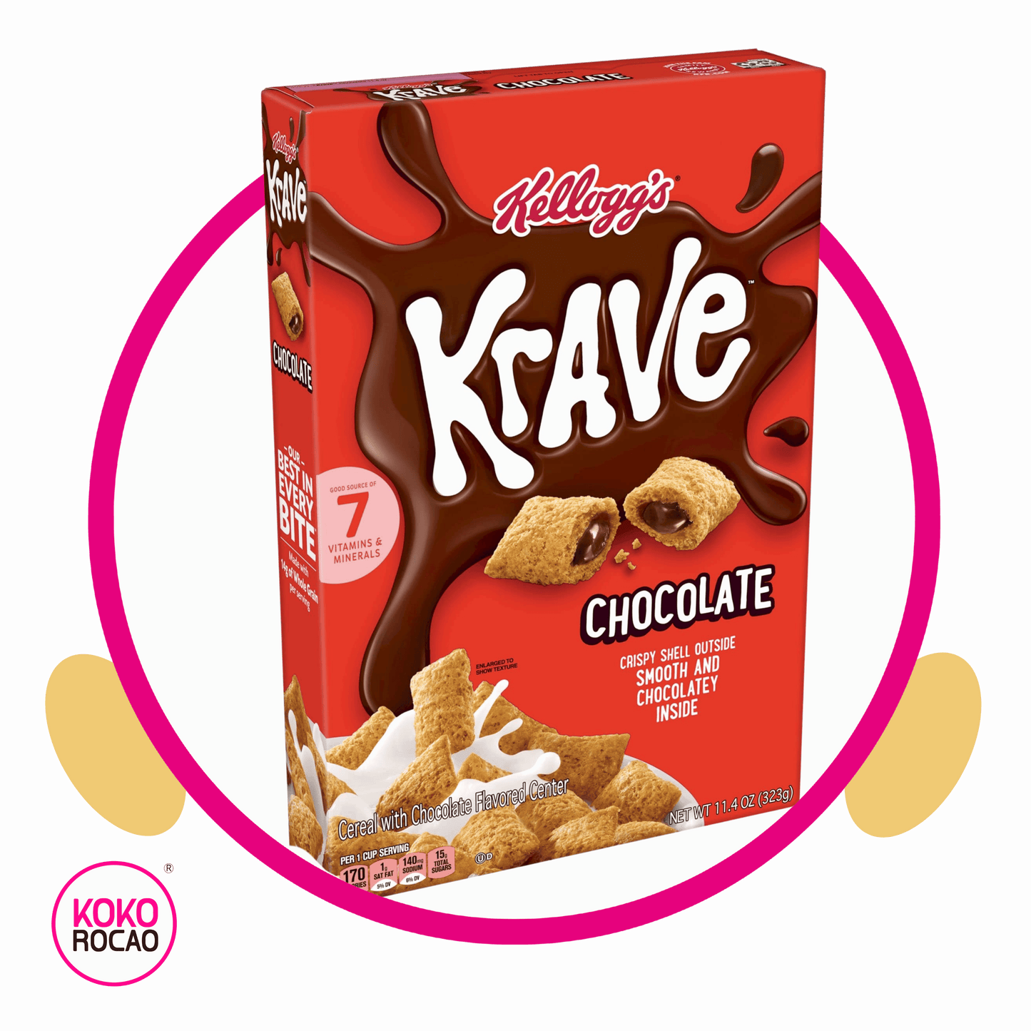 Caja de Kelloggs Krave Original 323 g
