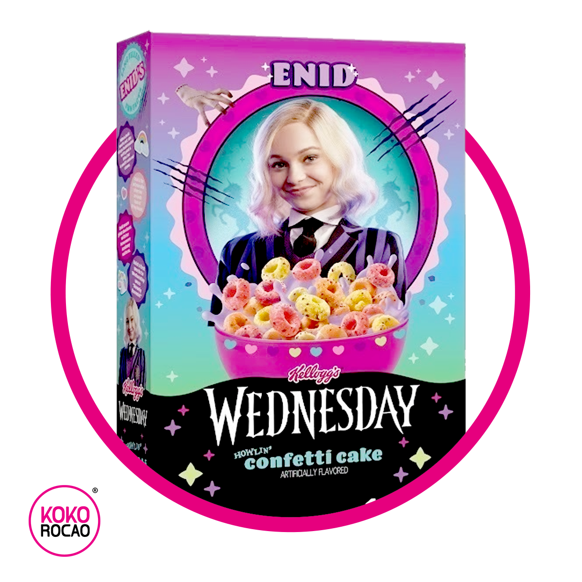 Caja de Kelloggs Wednesday Enid 320 g