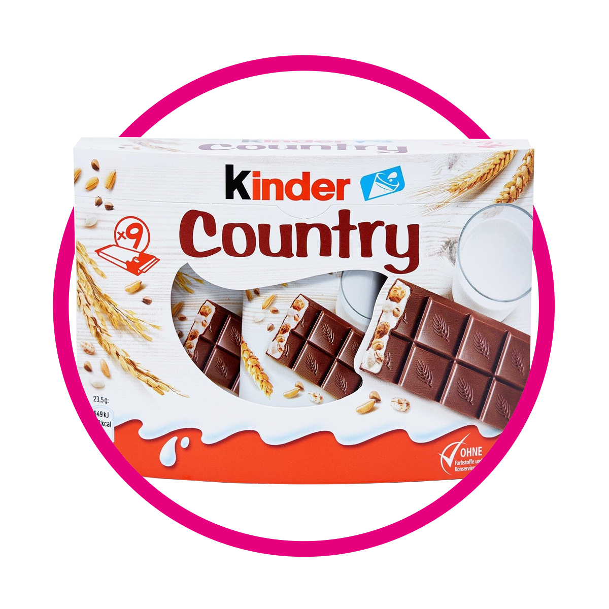Caja de Kinder Country 211.50 g