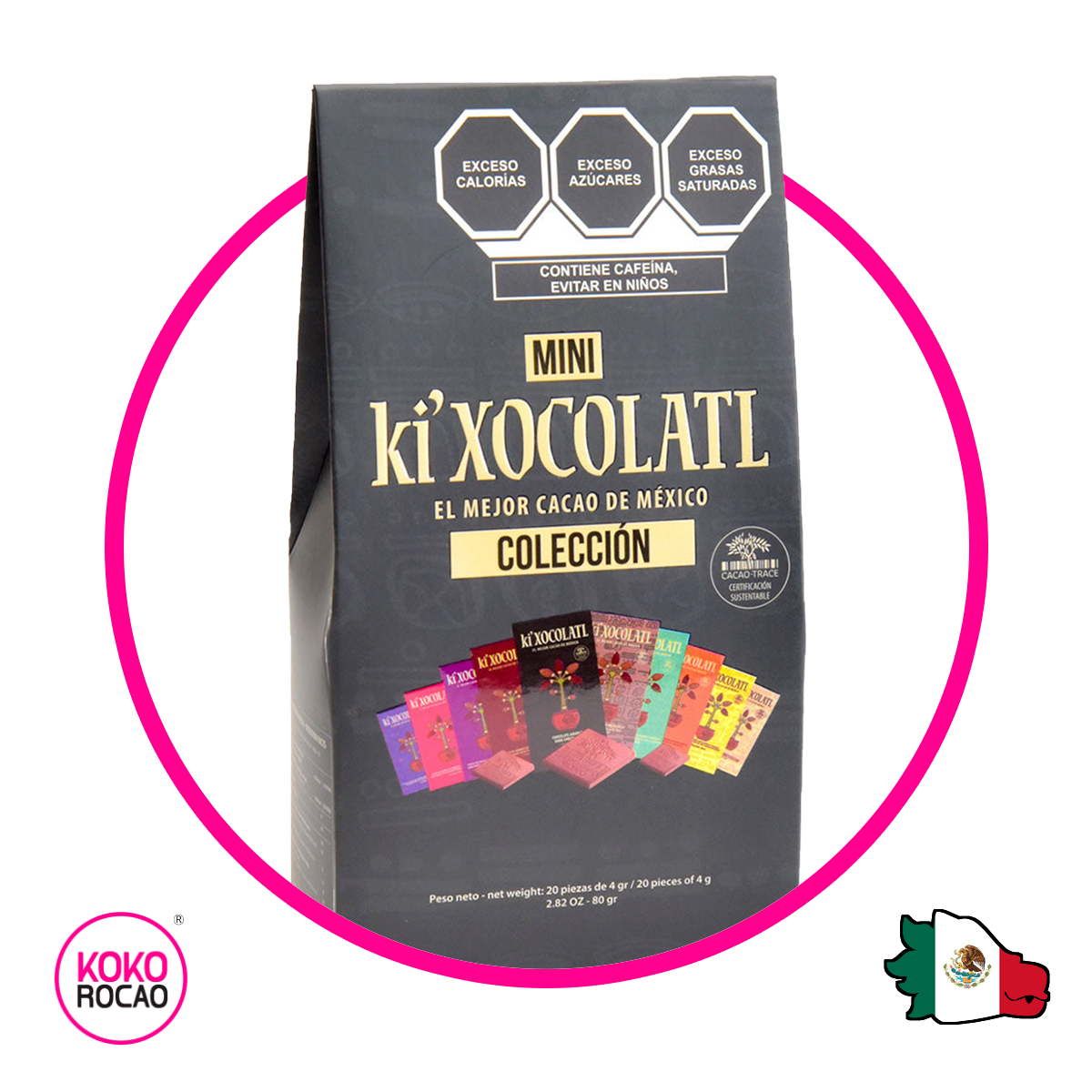 Kixocolatl Mini Collection 80 g