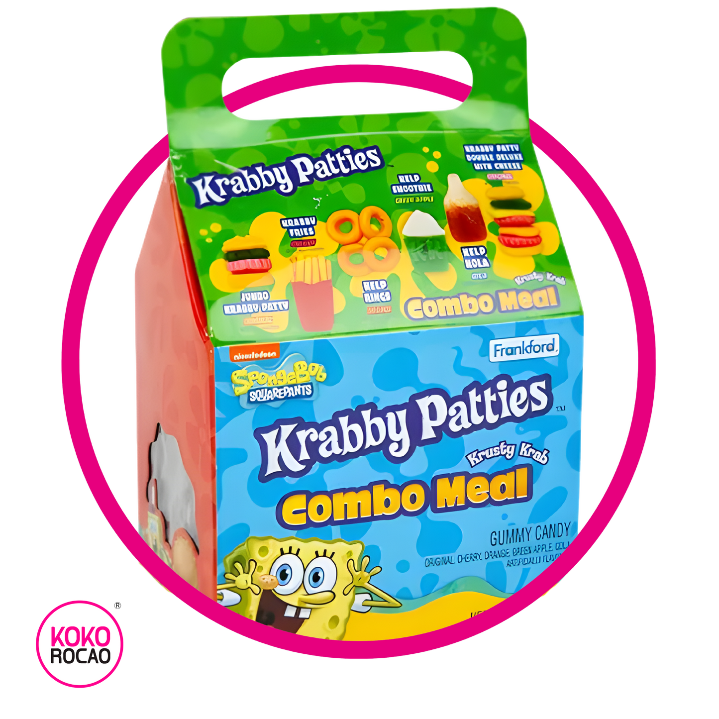 Caja de Krabby Patties Combo Meal 125 g