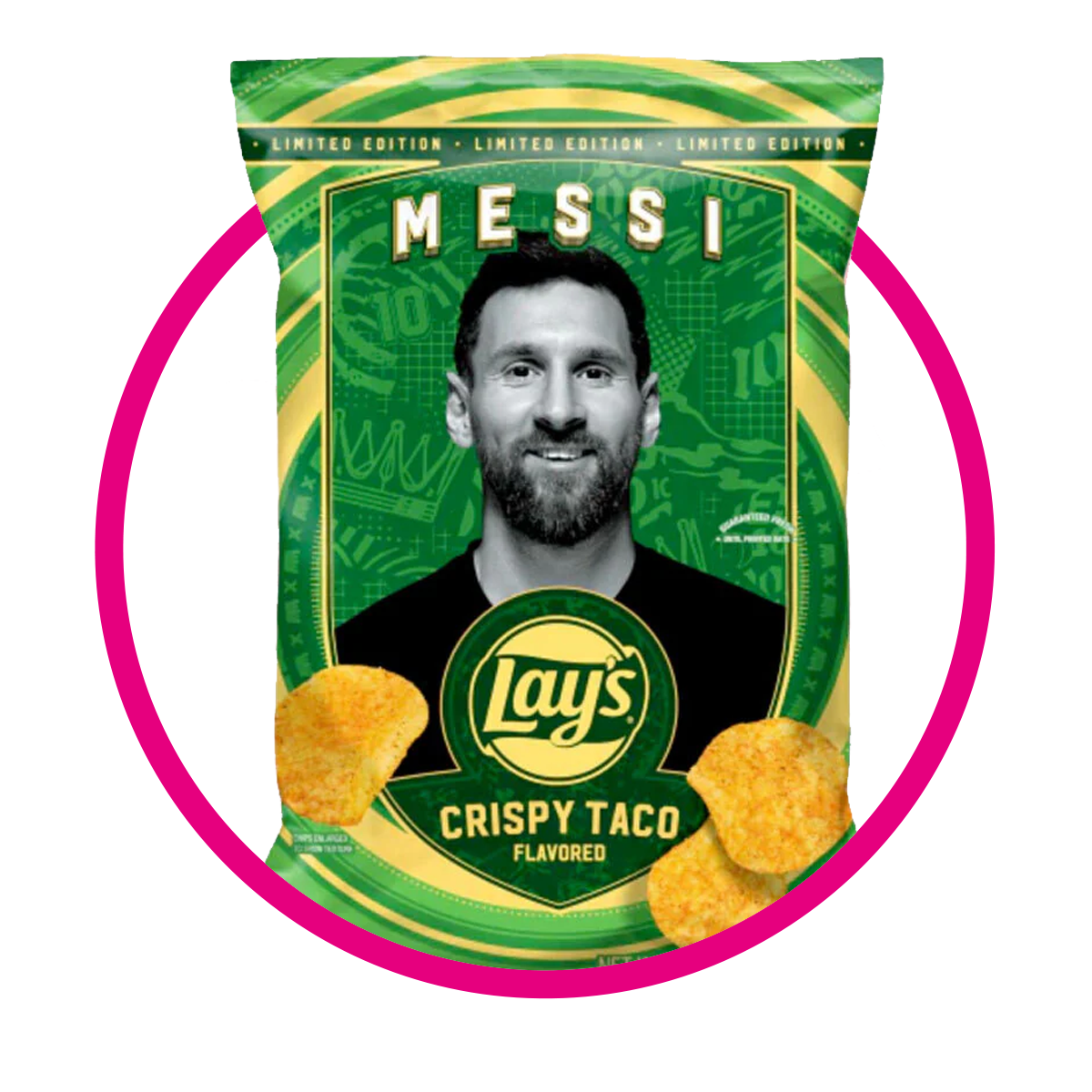 Bolsa de Lay's Messi Crispy Taco 213.7 g