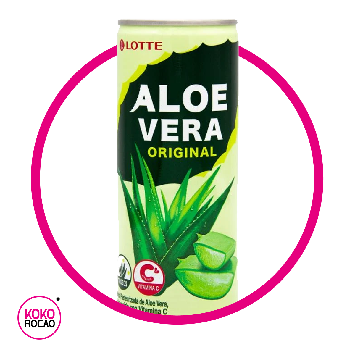 Lata de Lotte Aloe Vera 240 ml