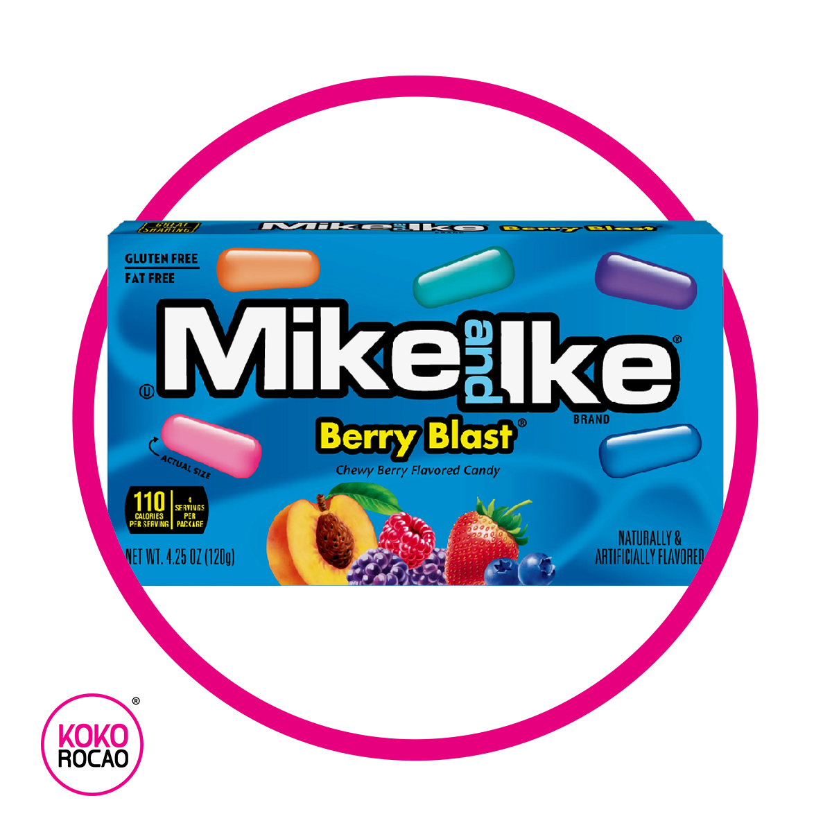 Caja de Mike And Ike Berry Blast 120 g