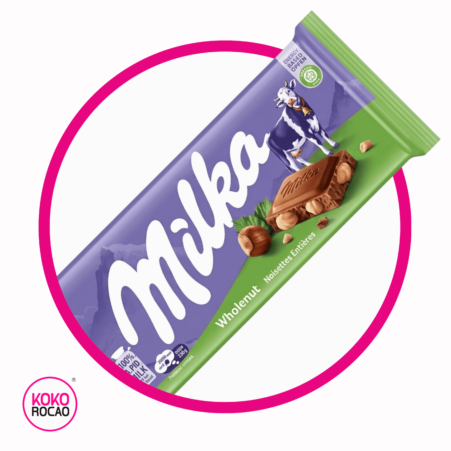 Milka Wholenut Chocolate 90 g