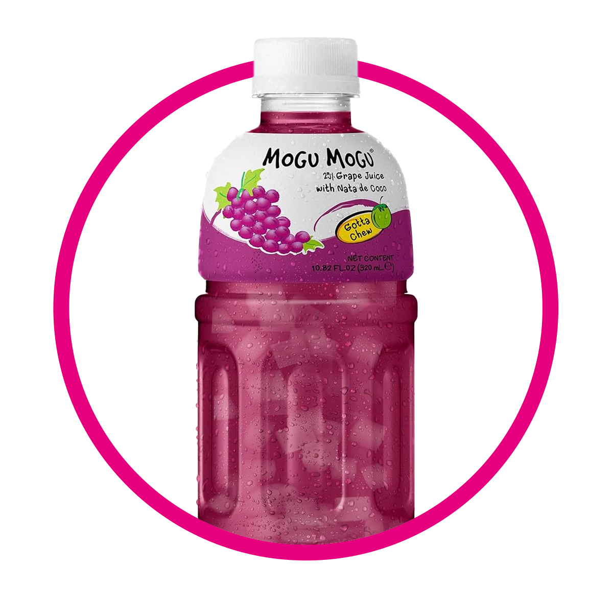 Botella de Mogu Mogu Grape 320 ml