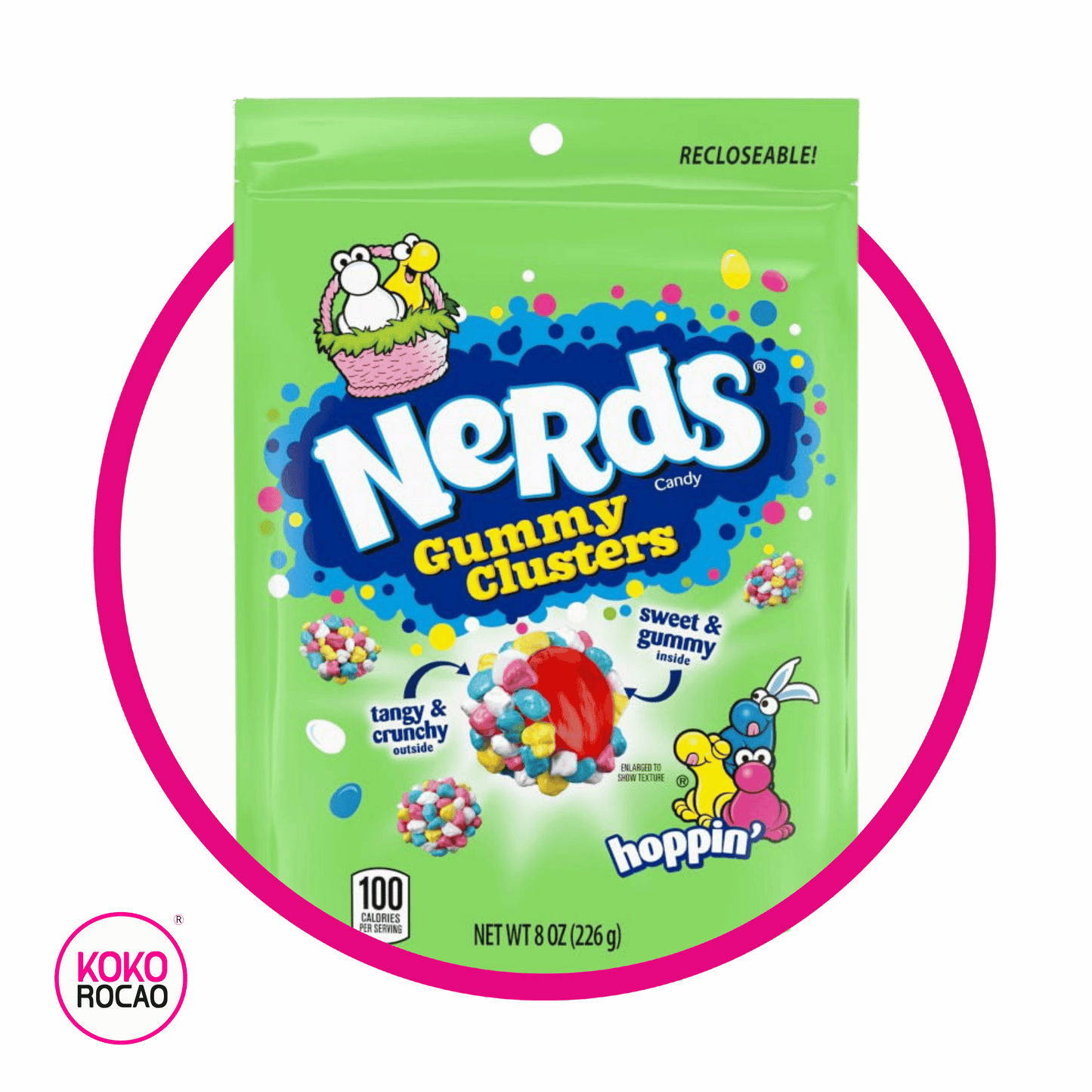 Bolsa de Nerds Clusters Hoppin 226 g