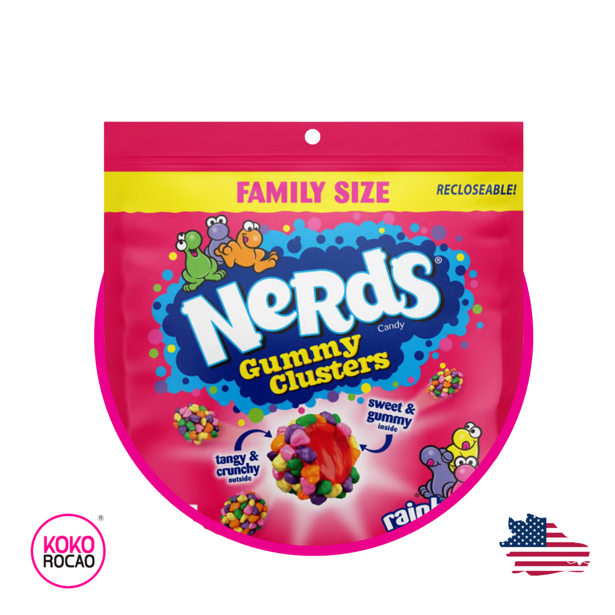 Bolsa de Nerds Clusters 524 g