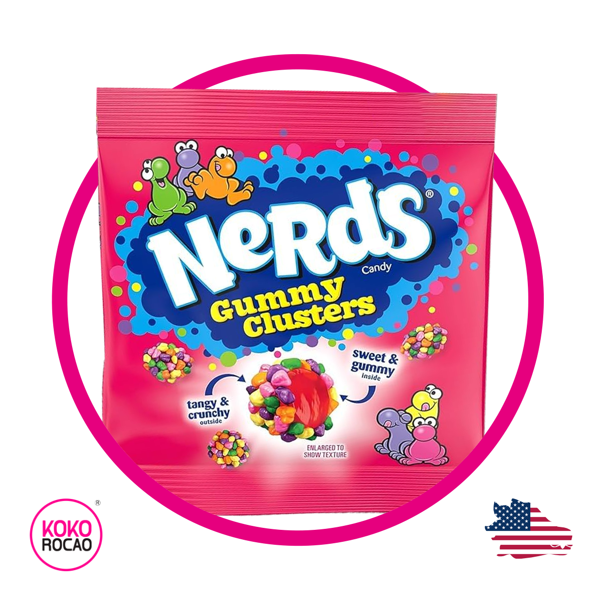 Bolsa de Nerds Clusters Rainbow Chirris