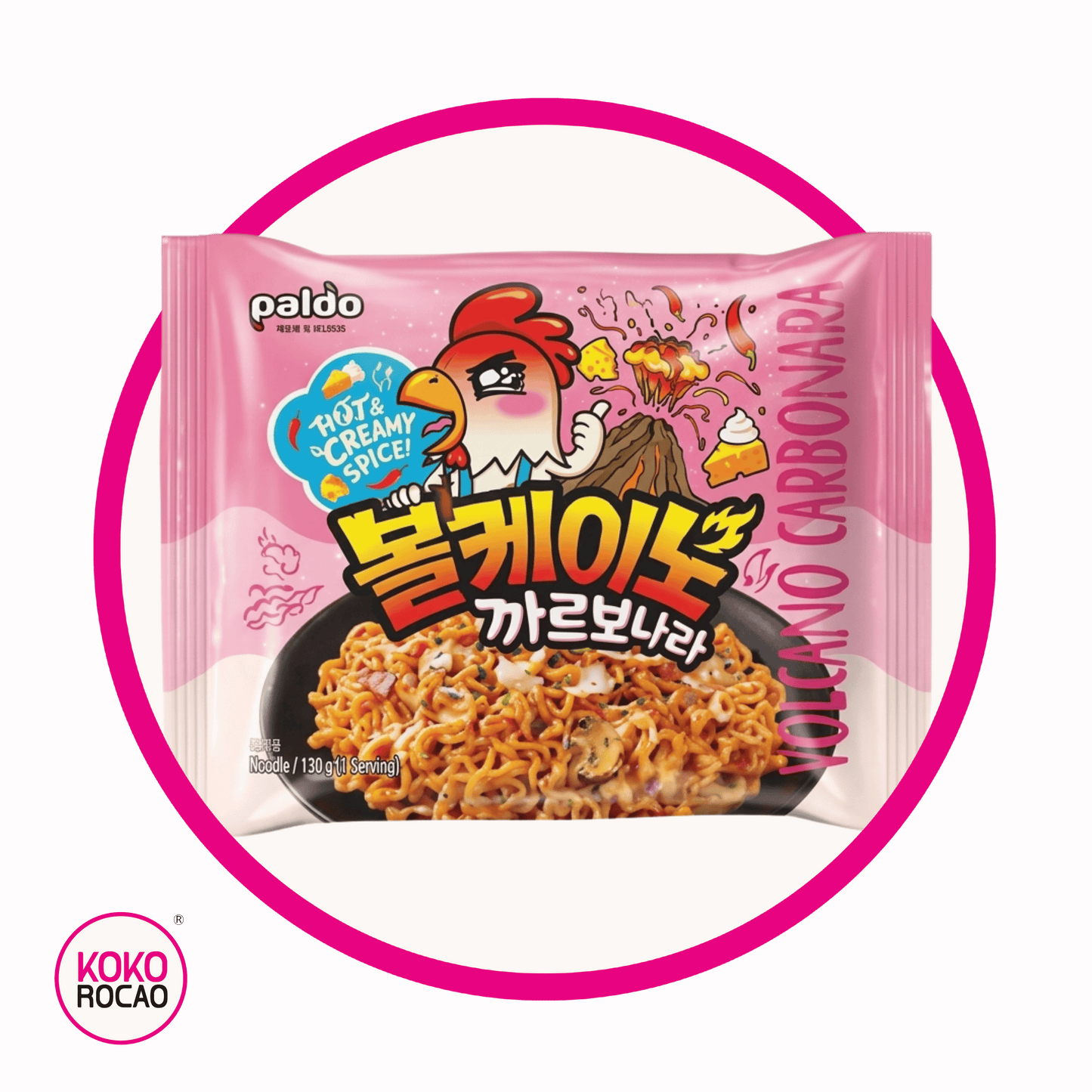 Bolsa de Paldo Volcano Chicken Carbonara 140 g