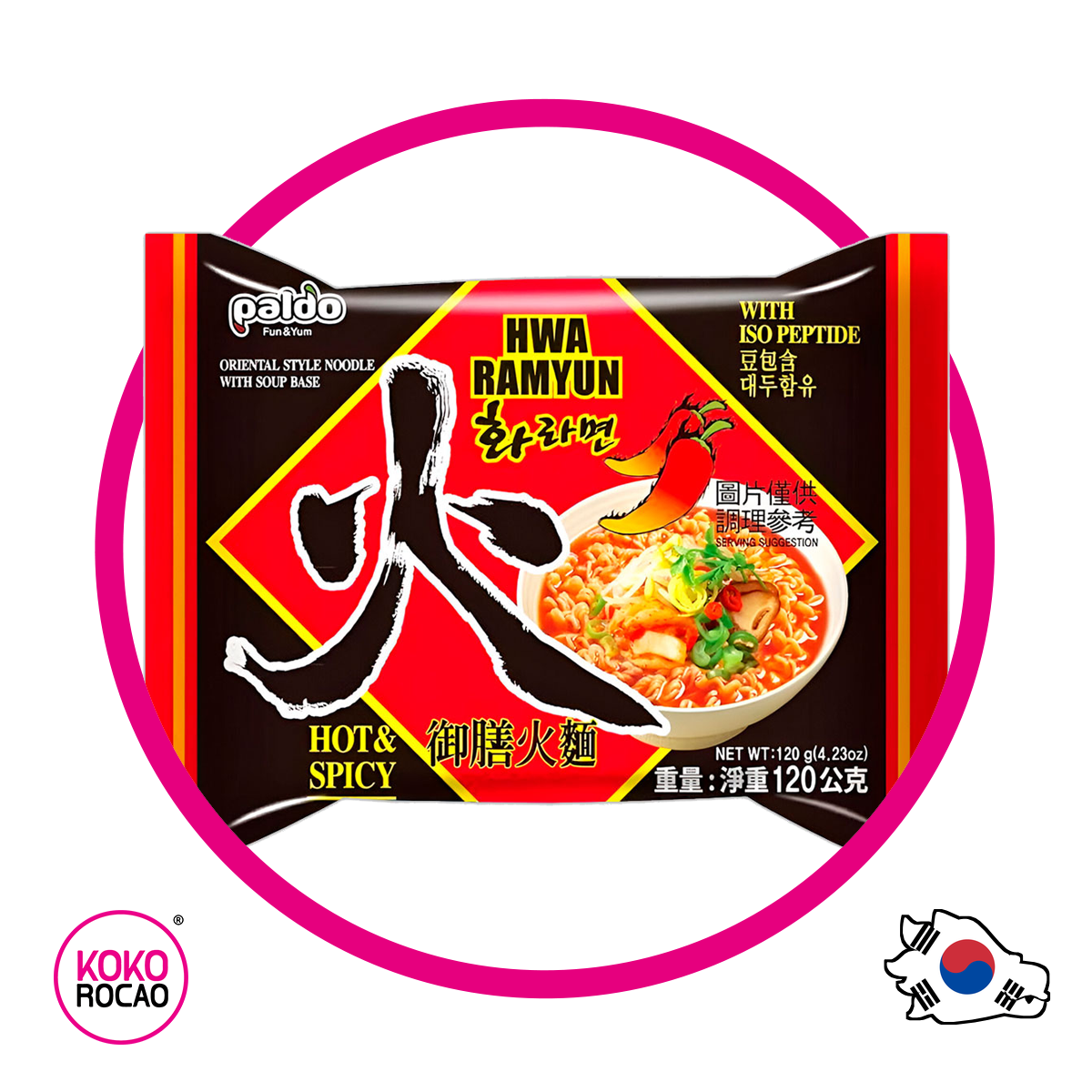 Bolsa de Paldo Hwa Ramyun 120 g