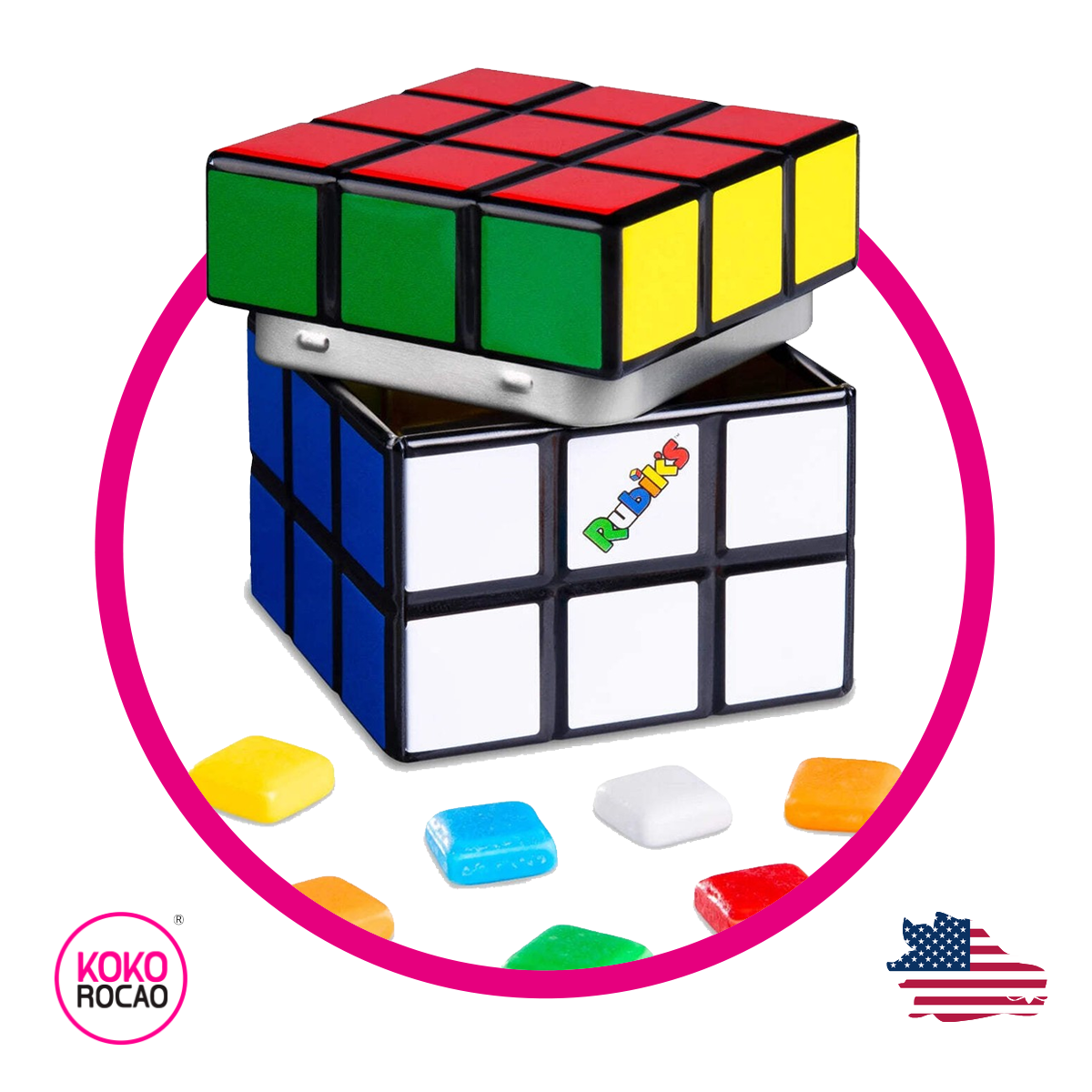 Pasti Rubiks Pill Box
