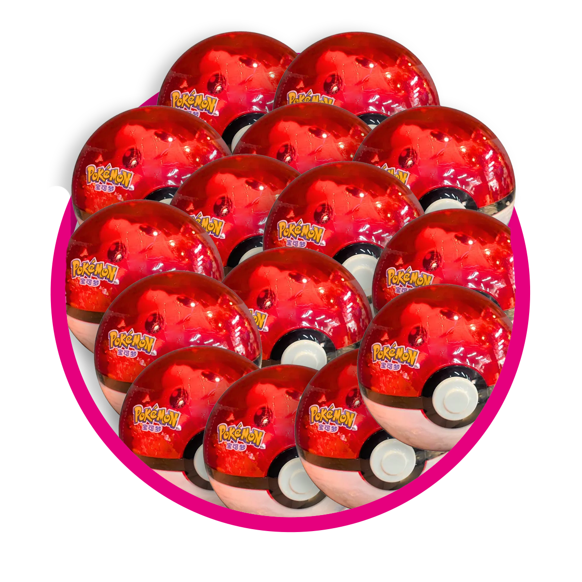 Pokemon Pokeball 15 pz Bundle