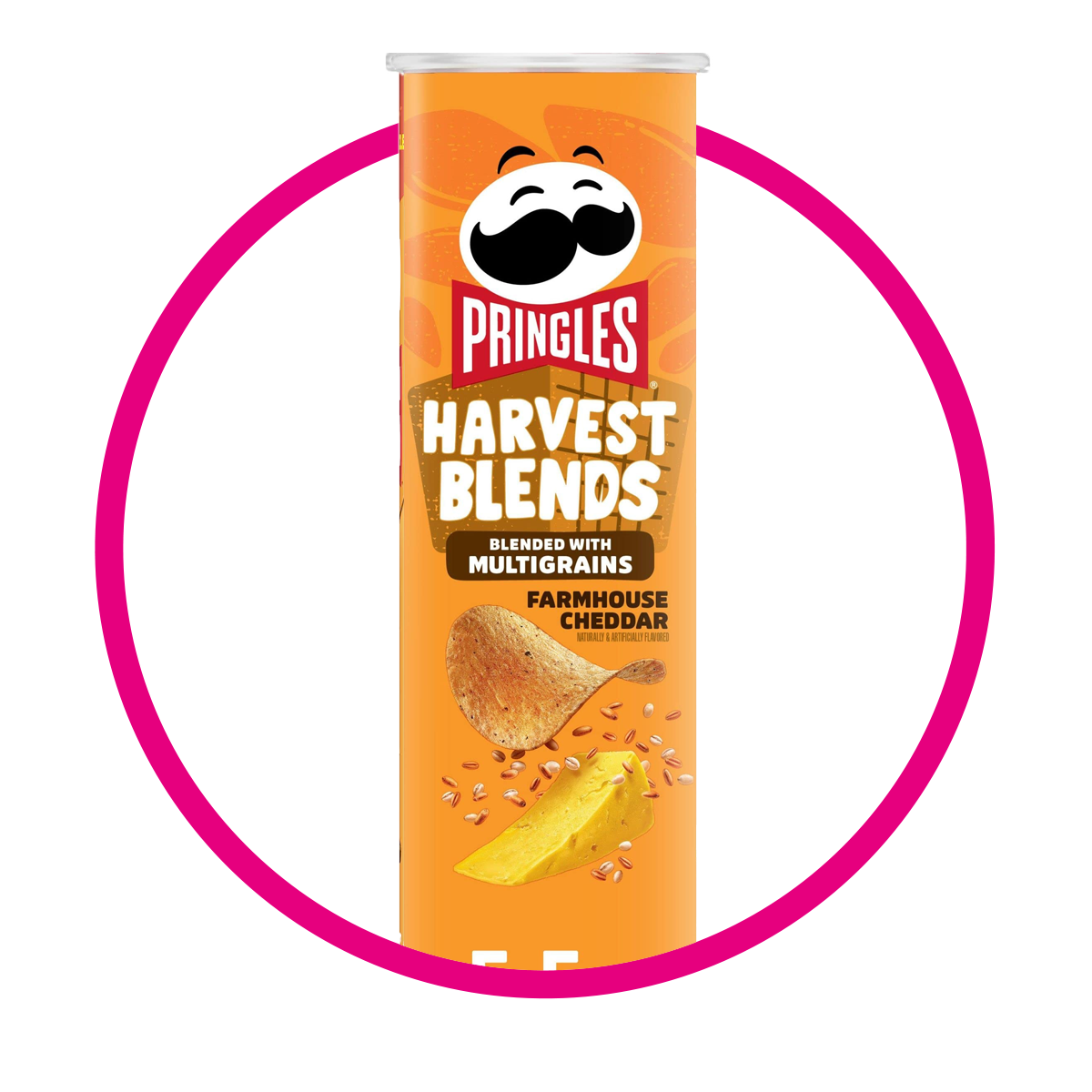 Lata de Pringles Farmhouse Cheddar 158 g