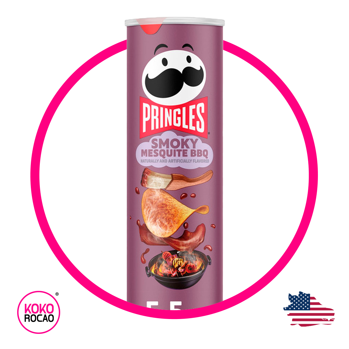 Lata de Pringles Smoky Bbq 158 g