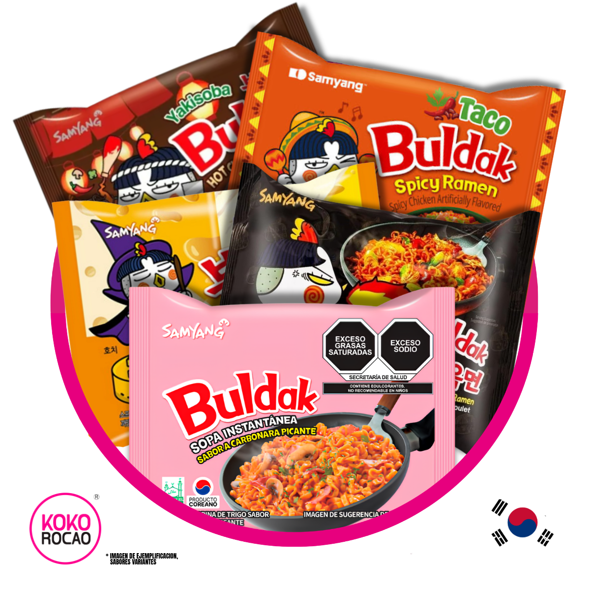 RAMEN BULDAK PACK SURTIDO 5