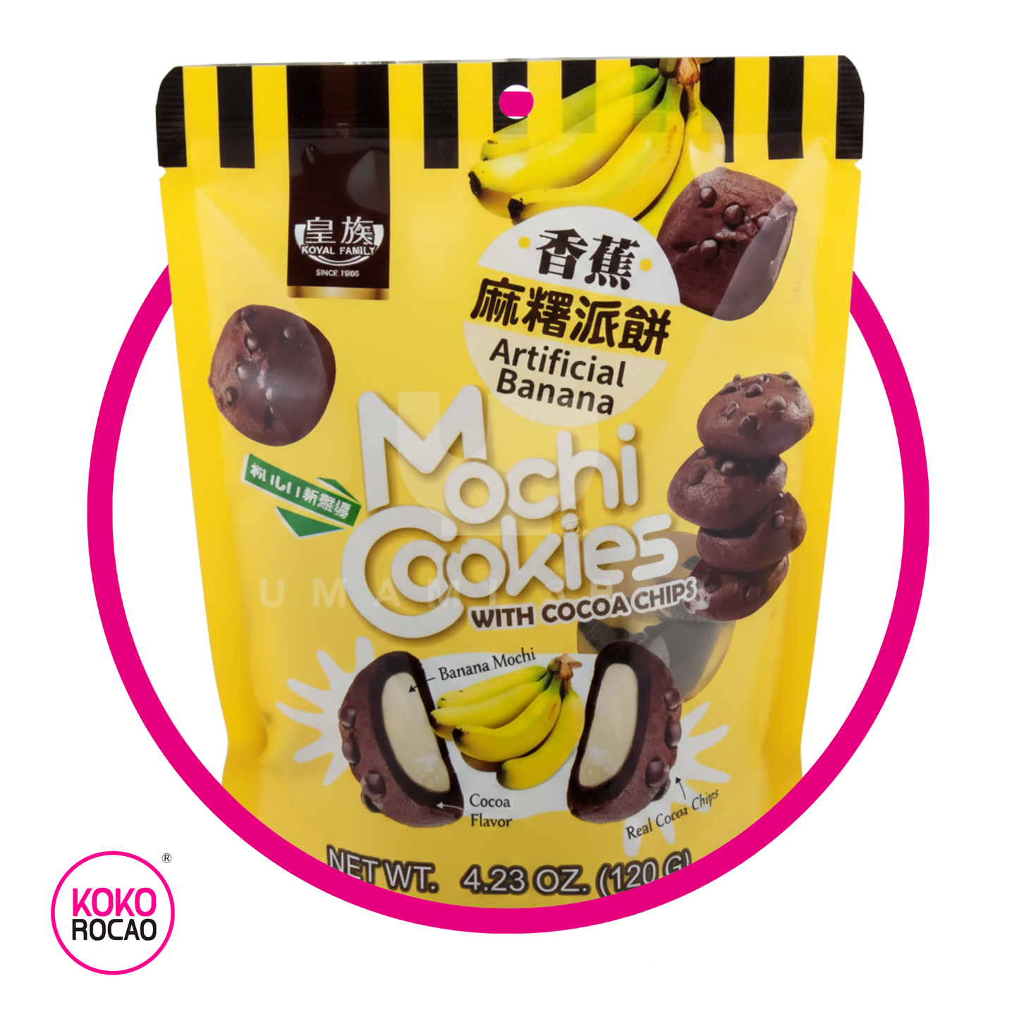 Bolsa de Royal Family Mochi Banana 120 g