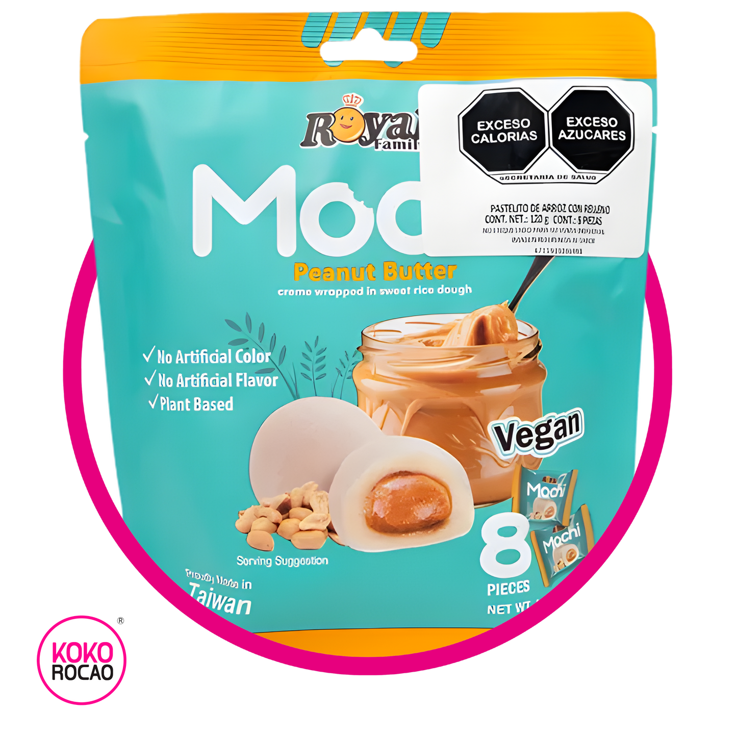 Bolsa de Royal Mochi Peanut Butter Cupcake 120 g