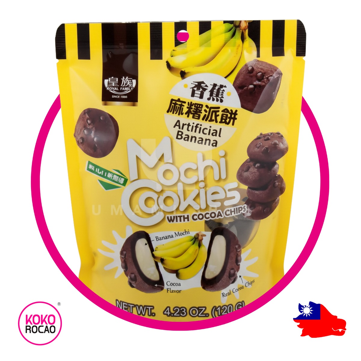 Bolsa de Royal Family Mochi Banana 120 g