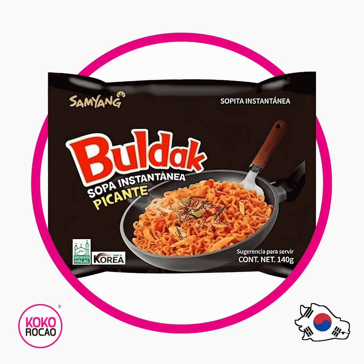 Bolsa de Samyang Buldak Habanero 140 g