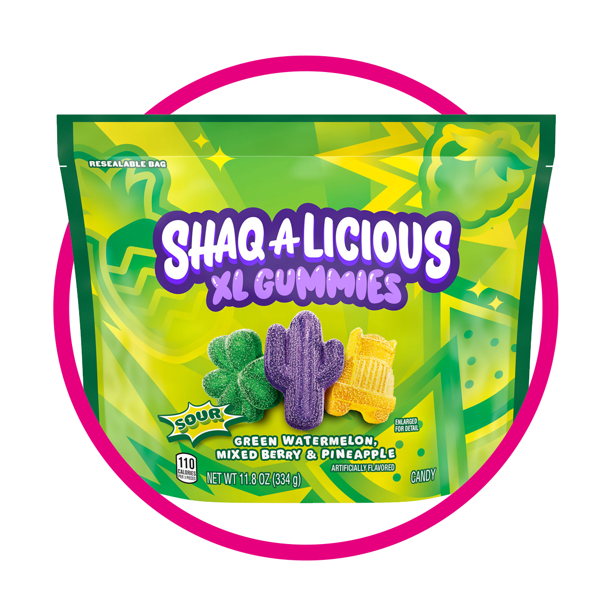 Bolsa de Shaqalicious Sour XL 344 g