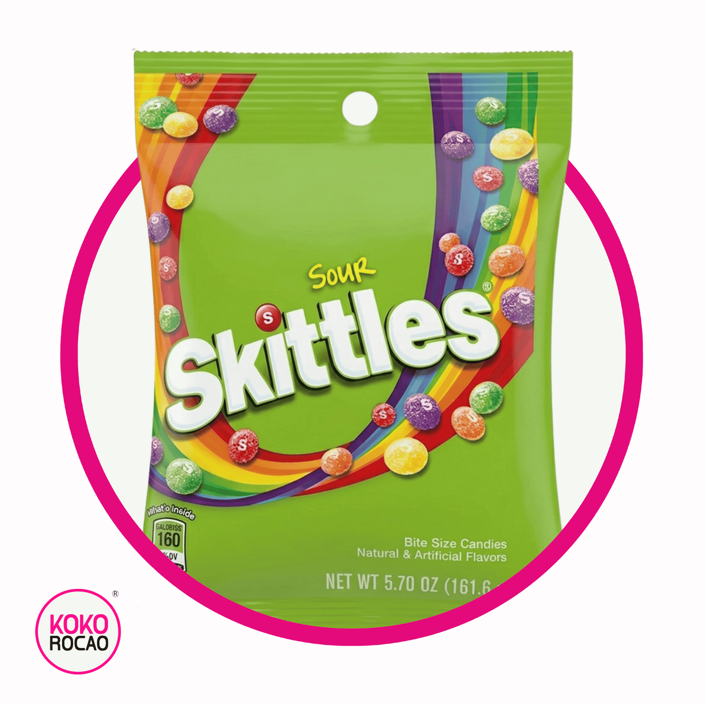Bolsa de Skittles Sour 161.6 g