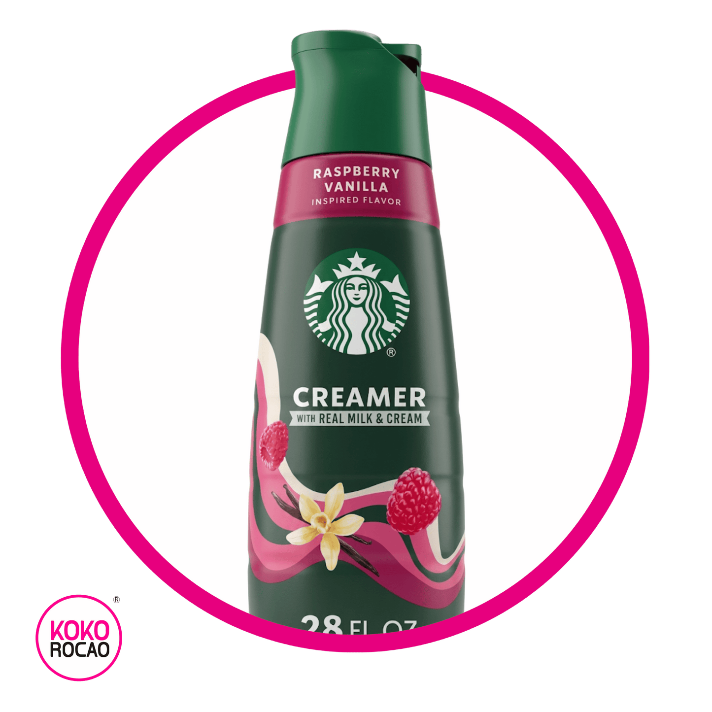 Botella de Starbucks Creamer Raspberry 828 ml