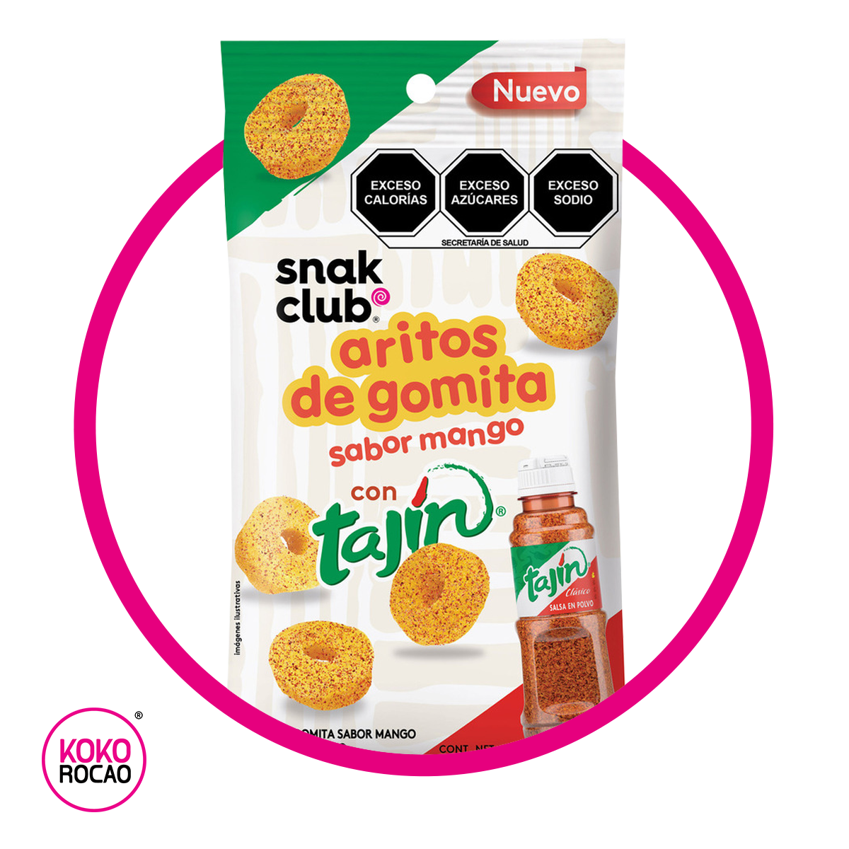 Bolsa de Tajin Halos Mango 141 g