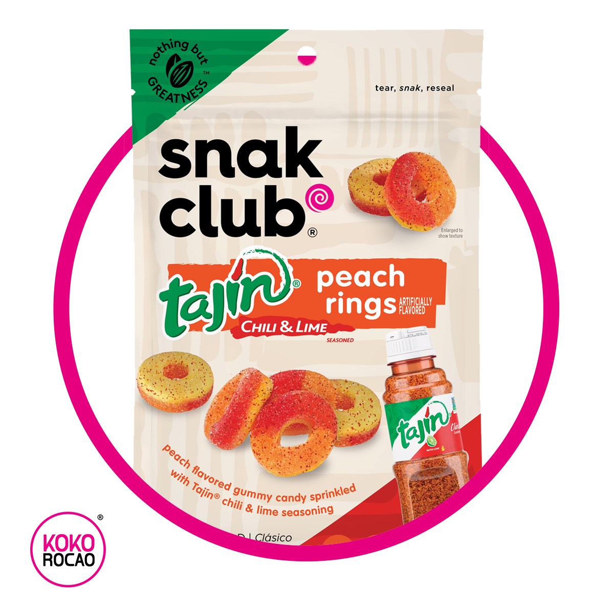 Bolsa de Tajin Halos Peach 141 g