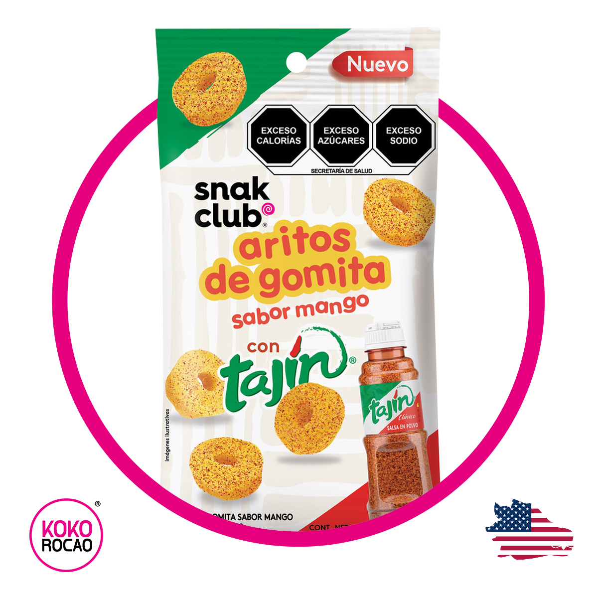 Bolsa de Tajin Halos Mango 141 g