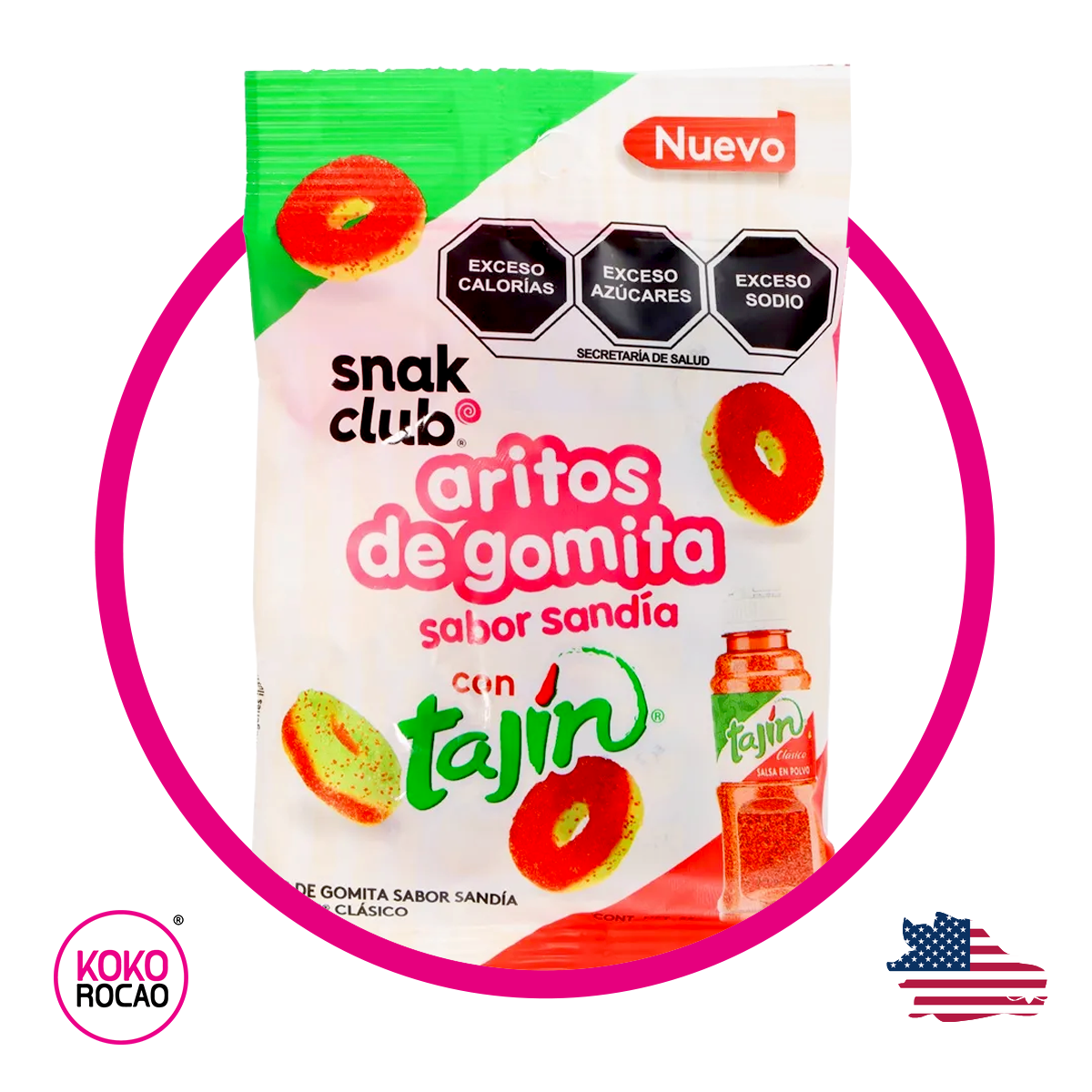 Bolsa de Tajin Halos Watermelon 55 g
